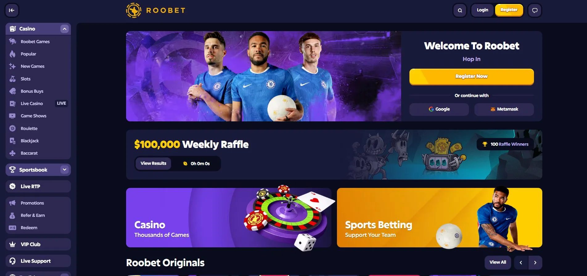 Introduksjon til Roobet Introduksjon til Roobet